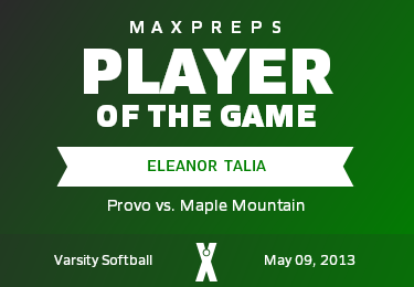 #12 Eleanor  Talia Player of the Game badge