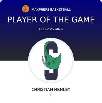 #25 Christian Henley Player of the Game badge
