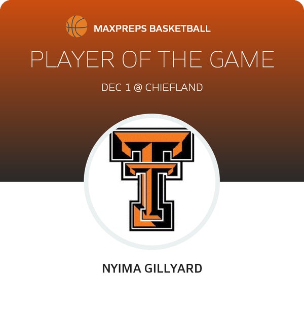 Nyima Gillyard Player of the Game badge