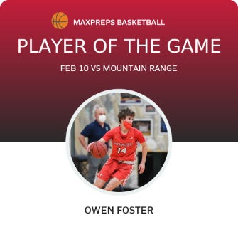 #14 Owen Foster Player of the Game badge