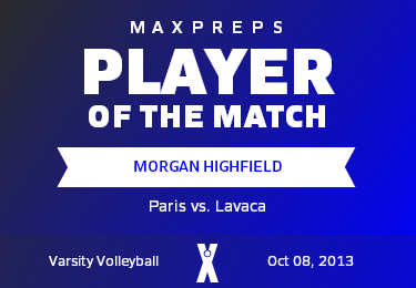 #18 Morgan Highfield Player of the Game badge
