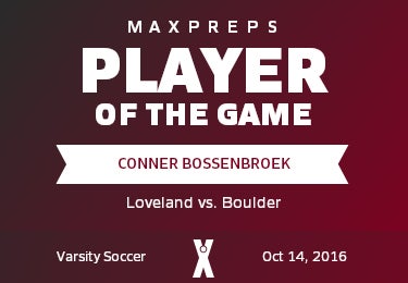 #11 Conner Bossenbroek Player of the Game badge