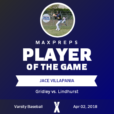 #10 Jace Villapania Player of the Game badge