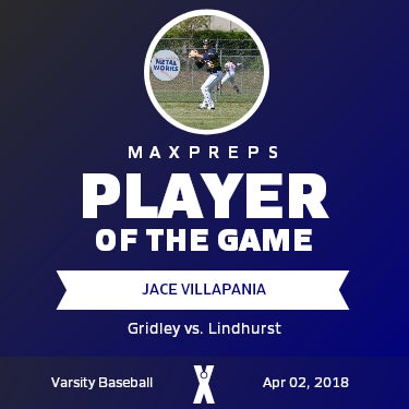 #10 Jace Villapania Player of the Game badge