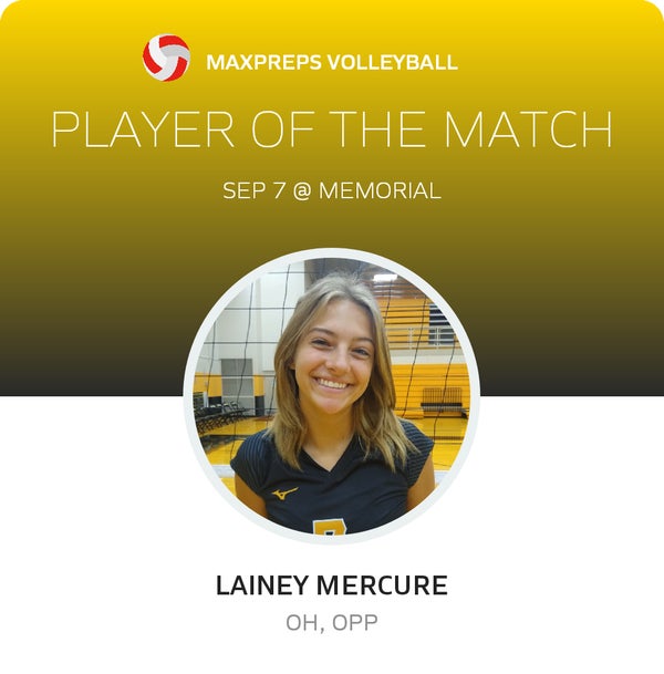 #7 Lainey Mercure Player of the Game badge
