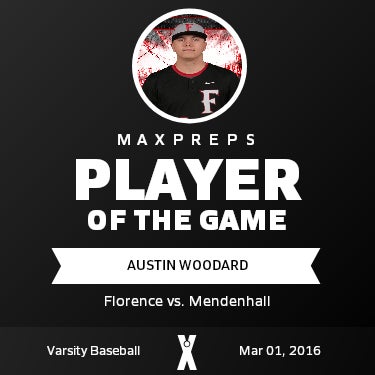 #12 Austin Woodard Player of the Game badge
