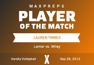 #3 Lauren Tinnes Player of the Game badge