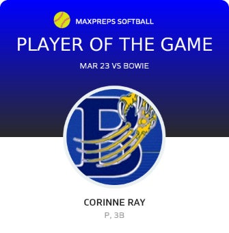 #15 Corinne Ray Player of the Game badge