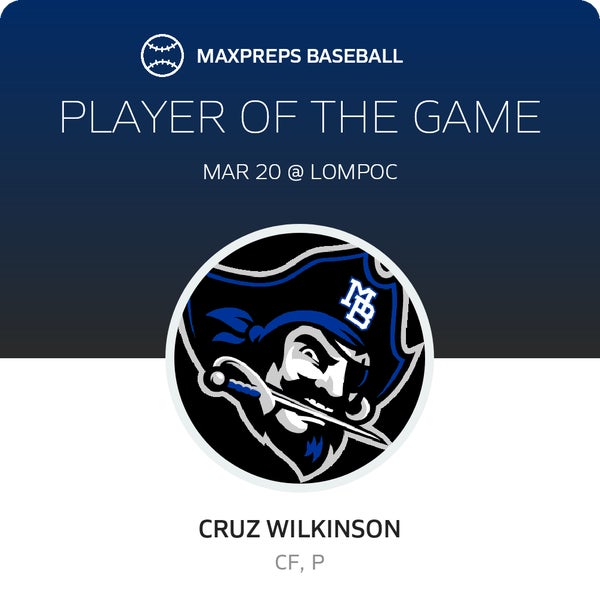 #10 Cruz Wilkinson Player of the Game badge