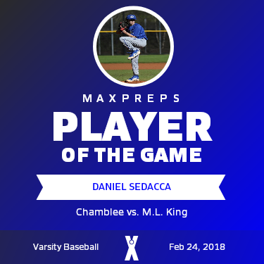 #5 Daniel Sedacca Player of the Game badge