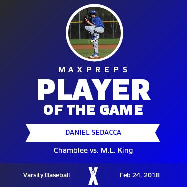 #5 Daniel Sedacca Player of the Game badge