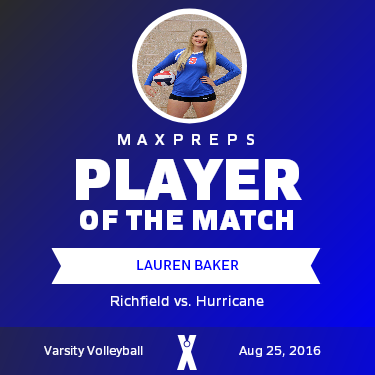 #9 Lauren Baker Player of the Game badge