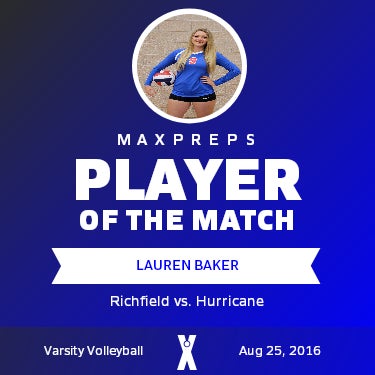 #9 Lauren Baker Player of the Game badge