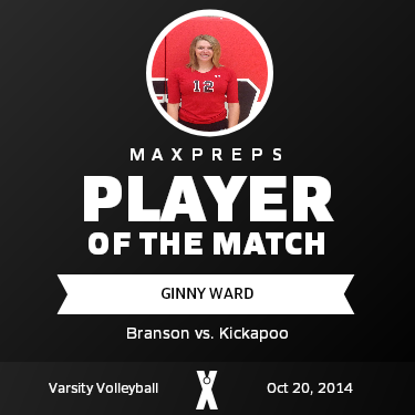 #12 Ginny Ward Player of the Game badge