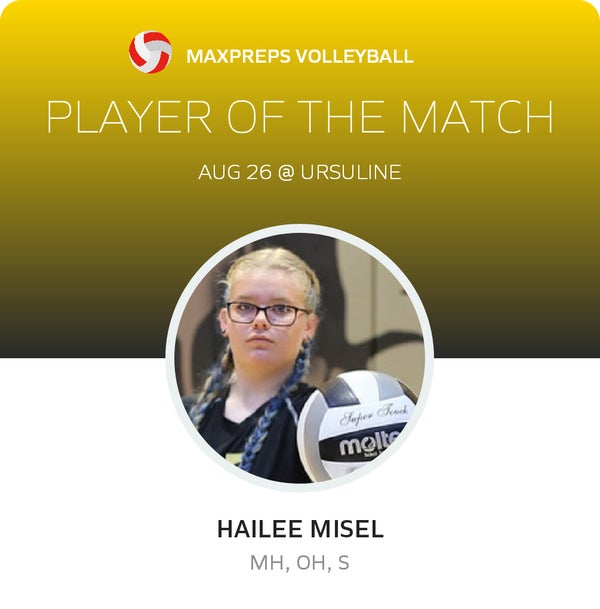 #15 Hailee Misel Player of the Game badge