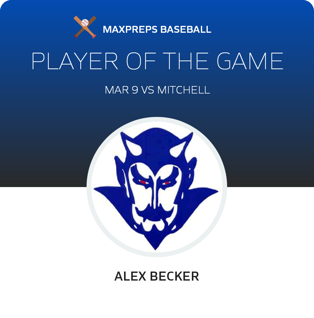 #12 Alex Becker Player of the Game badge