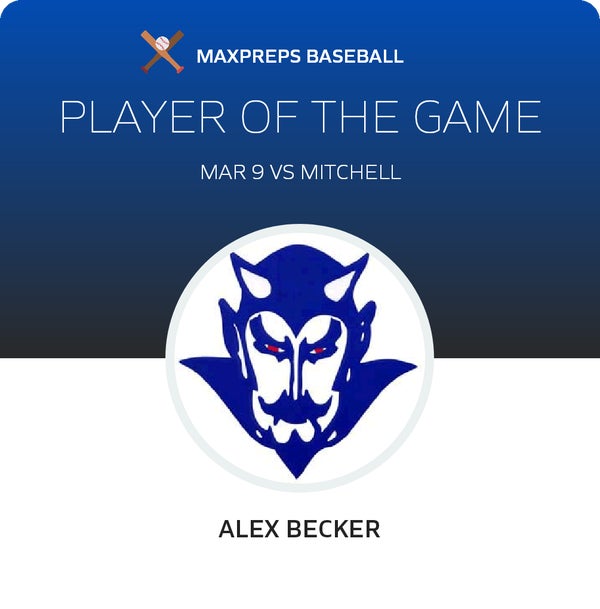 #12 Alex Becker Player of the Game badge