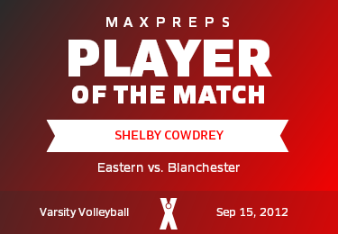 #2 Shelby Cowdrey Player of the Game badge