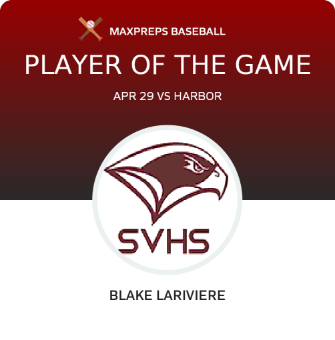 #1 Blake LaRiviere Player of the Game badge
