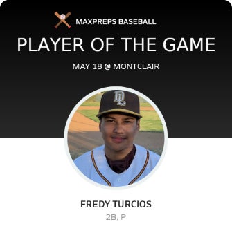 #6 Fredy Turcios Player of the Game badge