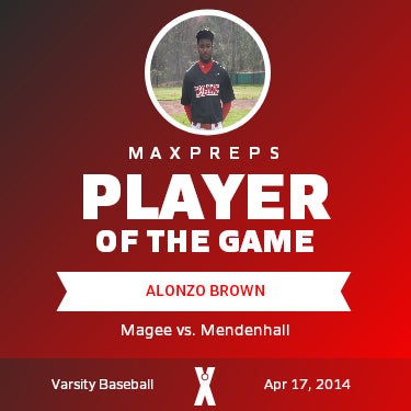 #6 Alonzo Brown Player of the Game badge