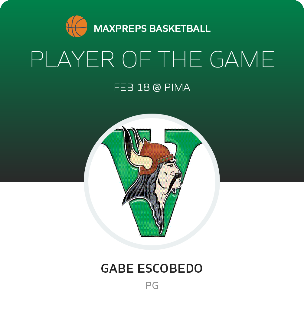 #0 Gabe Escobedo Player of the Game badge