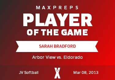 #00 Sarah Bradford Player of the Game badge