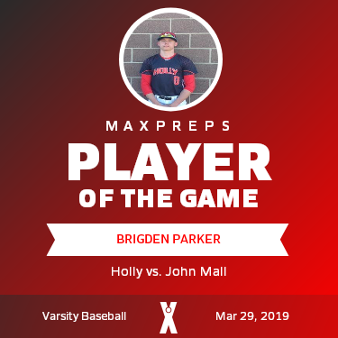 #0 Brigden Parker Player of the Game badge