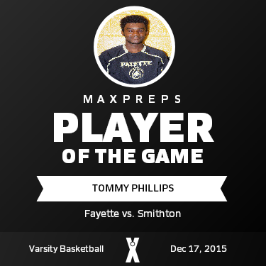 #25 Tommy Phillips Player of the Game badge