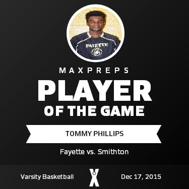 #25 Tommy Phillips Player of the Game badge