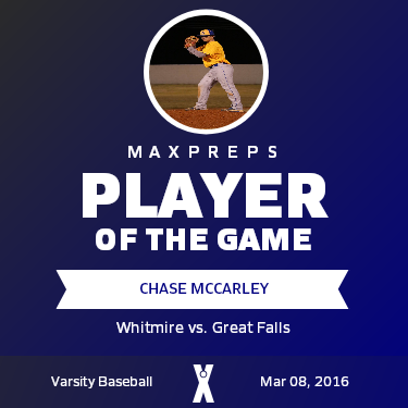 #10 Chase McCarley Player of the Game badge