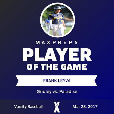 #4 Frank Leyva Player of the Game badge