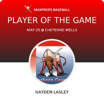 #15 Hayden Lasley Player of the Game badge