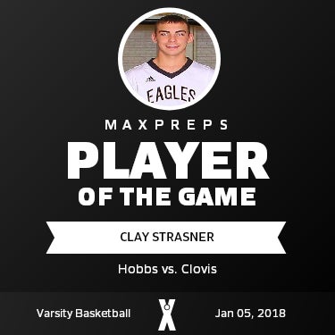 #52 Clay Strasner Player of the Game badge