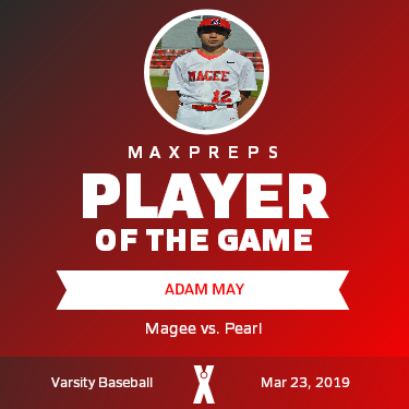 #12 Adam May Player of the Game badge