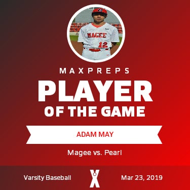#12 Adam May Player of the Game badge