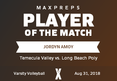 #2 Jordyn Amoy Player of the Game badge