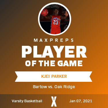 #23 Kjei  Parker Player of the Game badge