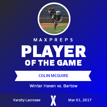 #2 Colin McGuire Player of the Game badge