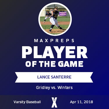 #6 Lance Santerre Player of the Game badge