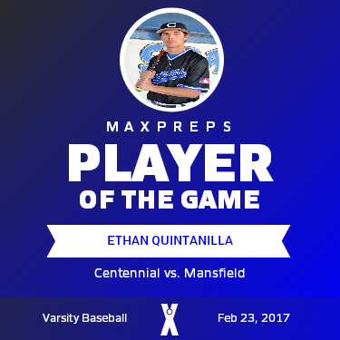 #8 Ethan Quintanilla Player of the Game badge