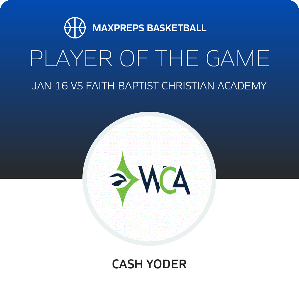 Faith Baptist Christian Academy vs Wayne Christian Academy | Basketball ...