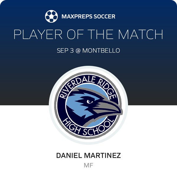 #8 Daniel Martinez Player of the Game badge