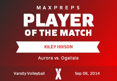 #10 Kiley Hixson Player of the Game badge