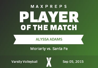 #8 Alyssa Adams Player of the Game badge