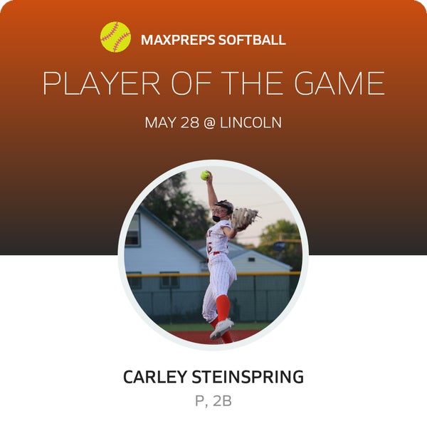 #15 Carley Steinspring Player of the Game badge