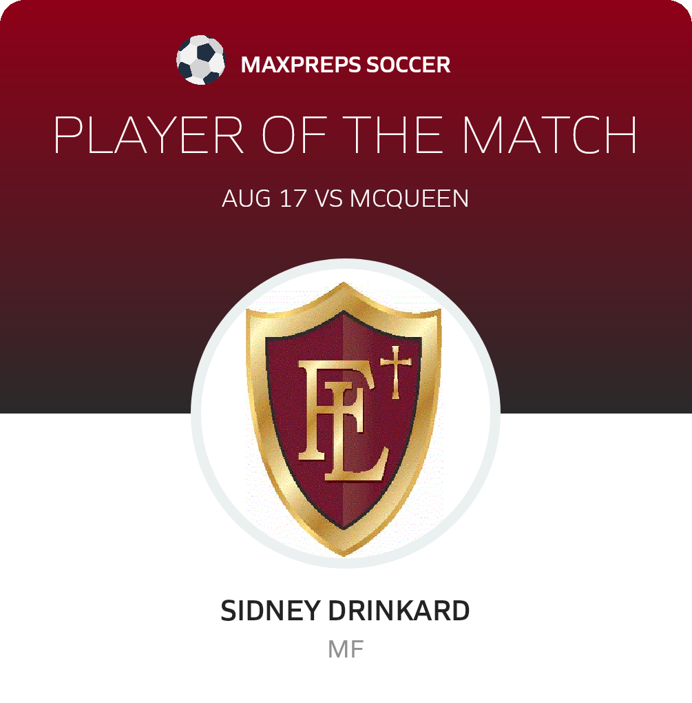 #36 Sidney Drinkard Player of the Game badge