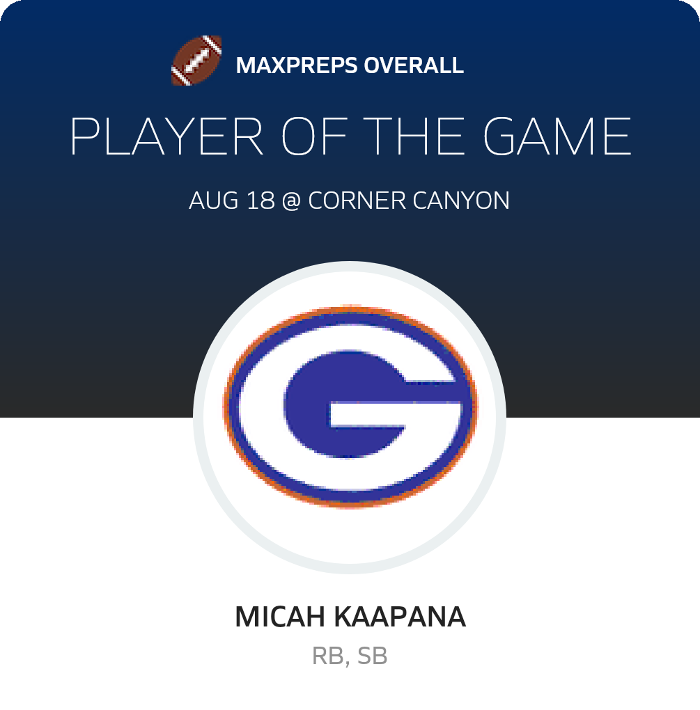 Gorman vs Corner Canyon Football 8/18/2023