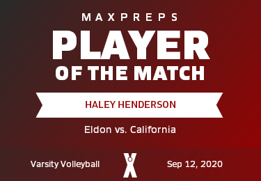 #2 Haley Henderson Player of the Game badge