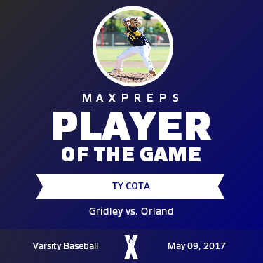 #14 Ty Cota Player of the Game badge